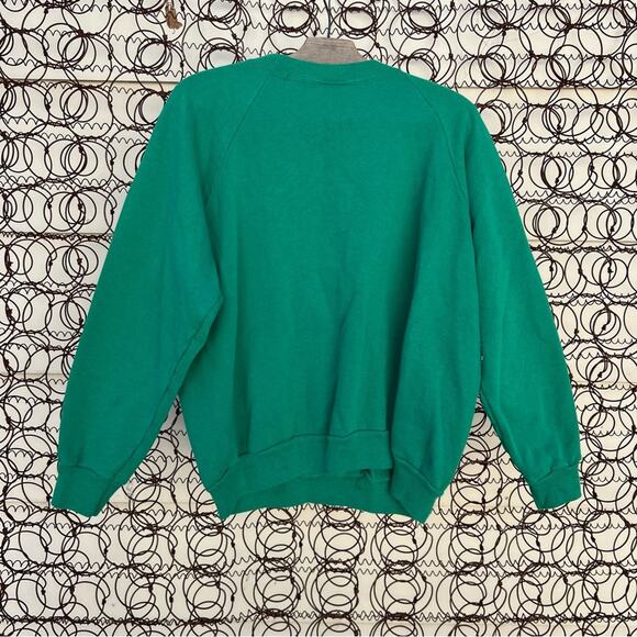 Vintage Ugly Christmas granny sweatshirt crochet Christmas tree - Picture 3 of 4